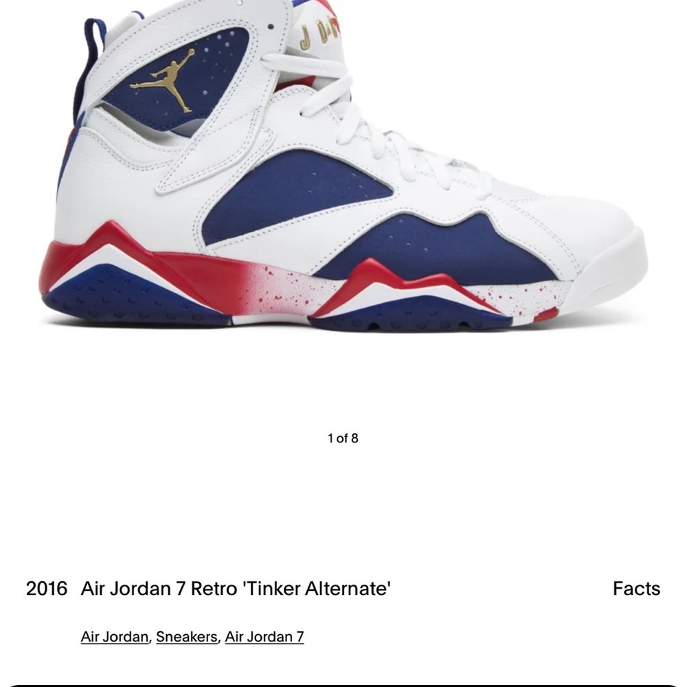 Jordan 7 tinker alternate